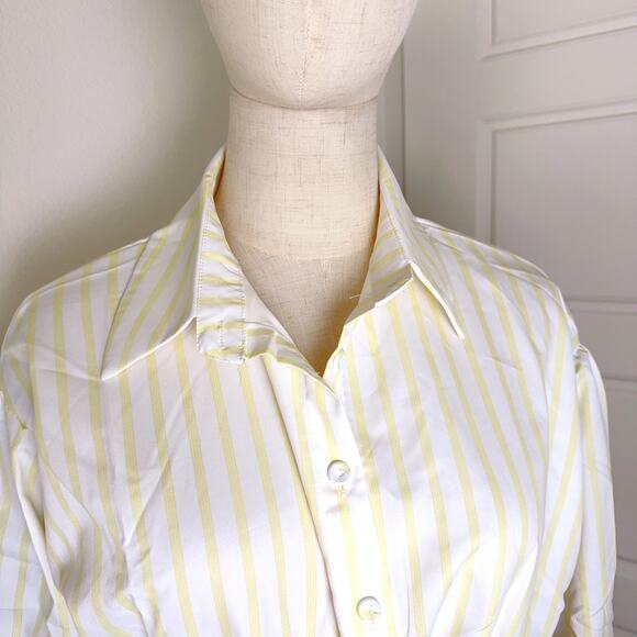 Women's French 2 in 1 Waistband Belt Shirt Dress (M) - Picture 5 of 10